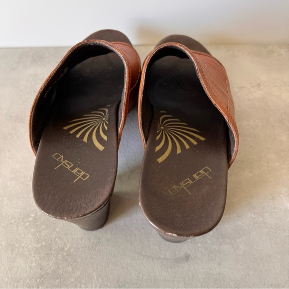 Dansko Randi wooden chunky heel slip on Mules - Picture 6 of 11